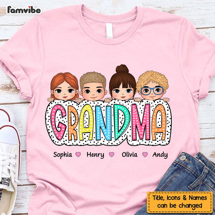 Personalized Gift For Grandma Dalmatian Dots Shirt - Hoodie - Sweatshirt 32718 1
