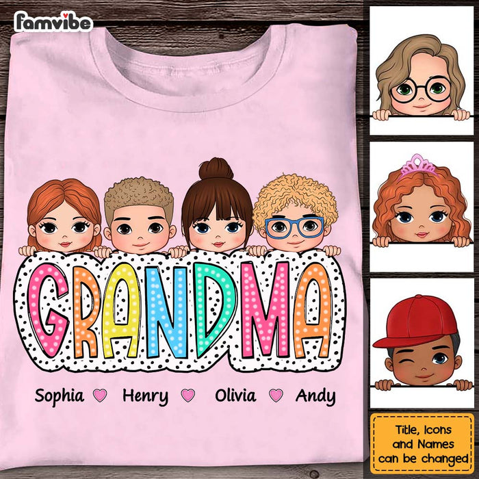 Personalized Gift For Grandma Dalmatian Dots Shirt - Hoodie - Sweatshirt 32718 1