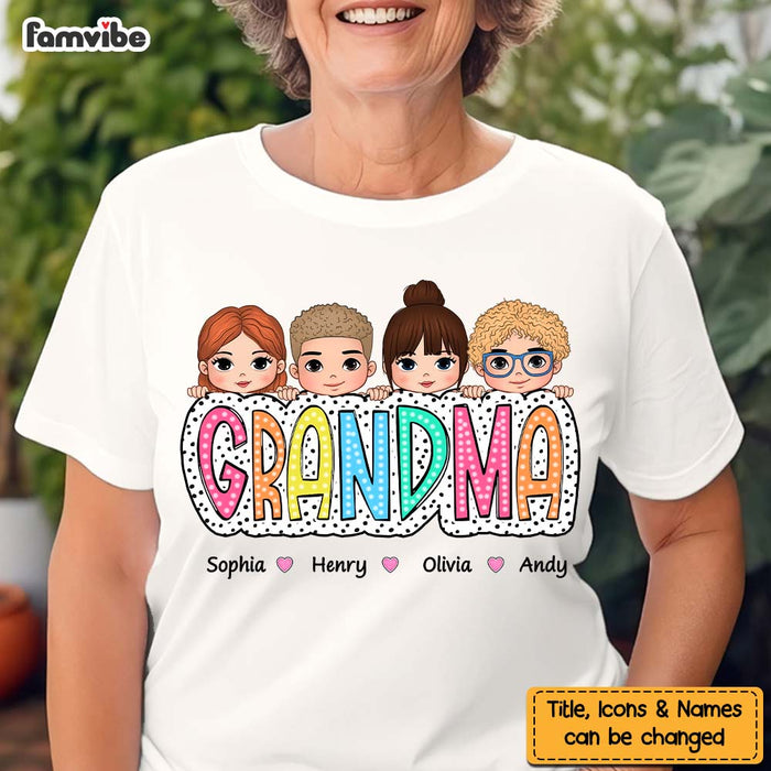 Personalized Gift For Grandma Dalmatian Dots Shirt - Hoodie - Sweatshirt 32718 1