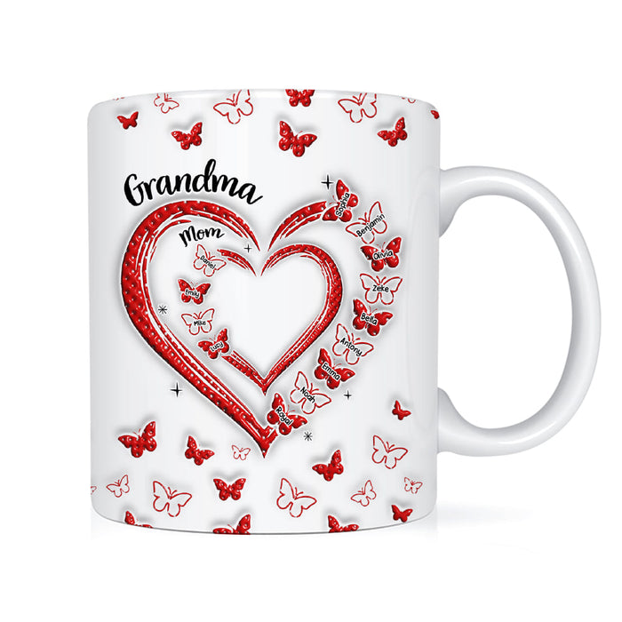 Personalized Gift For Grandma Grandma Butterfly Mug 32720 1