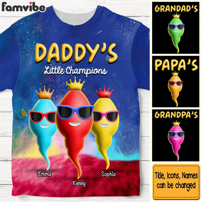 Personalized Gift For Husband Daddy's Little Champion All-over Print T Shirt - Hoodie - Sweatshirt 32725 1