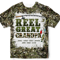 Personalized Gift For Grandpa Fishing Camo All-over Print T Shirt - Hoodie - Sweatshirt 32726 thumb 1