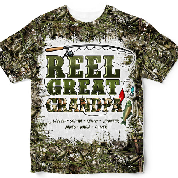 Personalized Reel Cool Grandpa Fishing Sweatshirt NB307 81O34