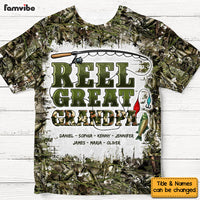 Personalized Gift For Grandpa Fishing Camo All-over Print T Shirt - Hoodie - Sweatshirt 32726 thumb 1
