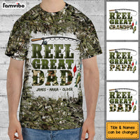 Personalized Gift For Grandpa Fishing Camo All-over Print T Shirt - Hoodie - Sweatshirt 32726 thumb 1