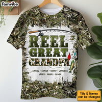 Personalized Gift For Grandpa Fishing Camo All-over Print T Shirt - Hoodie - Sweatshirt 32726 thumb 1