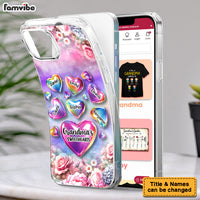 Personalized Grandma's Sweethearts Clear Phone Case 32732 thumb 1