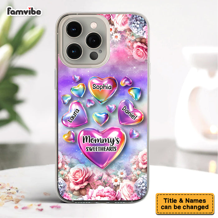 Personalized Grandma's Sweethearts Clear Phone Case 32732 1