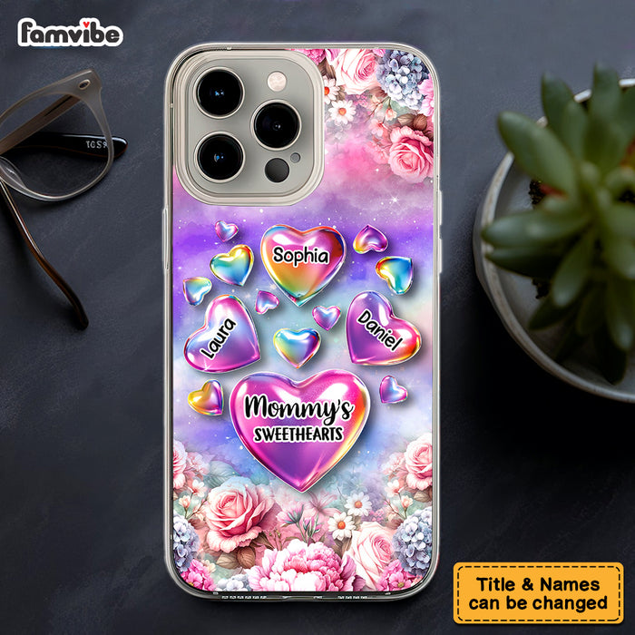 Personalized Grandma's Sweethearts Clear Phone Case 32732 1