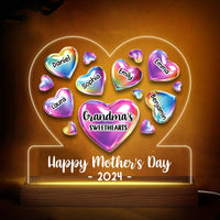 Personalized  Grandma's Sweethearts Plaque LED Lamp Night Light 32733 thumb 1