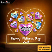 Personalized  Grandma's Sweethearts Plaque LED Lamp Night Light 32733 thumb 1
