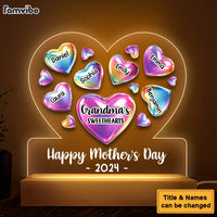 Personalized  Grandma's Sweethearts Plaque LED Lamp Night Light 32733 thumb 1