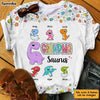 Personalized Gift For Grandma Saurus All-over Print T Shirt - Hoodie - Sweatshirt 32734 1