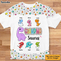 Personalized Gift For Grandma Saurus All-over Print T Shirt - Hoodie - Sweatshirt 32734 thumb 1
