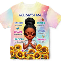 Personalized Gift For Daughter God Says I Am All-over Print T Shirt 32749 thumb 1