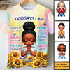 Personalized Gift For Daughter God Says I Am All-over Print T Shirt 32749 1