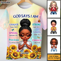 Personalized Gift For Daughter God Says I Am All-over Print T Shirt 32749 thumb 1