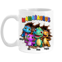 Personalized Gift for Mom Grandma Mamasaurus 3D Icon Mug 32753 thumb 1