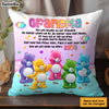 Personalized To Grandma Colorful Bear 3D Pillow 32754 1