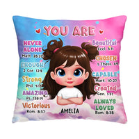 Personalized Gift For Granddaughter You Are Bible Verses Pillow 32756 thumb 1