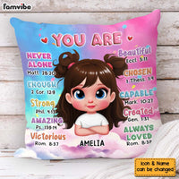 Personalized Gift For Granddaughter You Are Bible Verses Pillow 32756 thumb 1