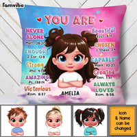 Personalized Gift For Granddaughter You Are Bible Verses Pillow 32756 thumb 1
