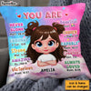 Personalized Gift For Granddaughter You Are Bible Verses Pillow 32756 1