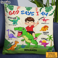 Personalized Gift For Grandson God Says I Am Pillow 32758 thumb 1
