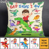 Personalized Gift For Grandson God Says I Am Pillow 32758 1