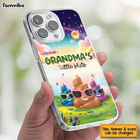 Personalized Gift For Grandma Funny Little Things Clear Phone Case 32761 thumb 1