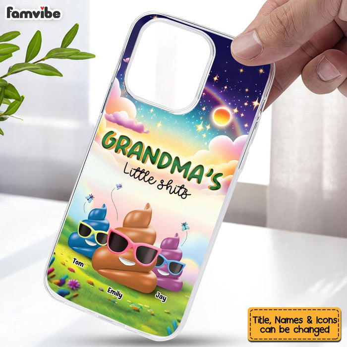 Personalized Gift For Grandma Funny Little Things Clear Phone Case 32761 1