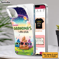 Personalized Gift For Grandma Funny Little Things Clear Phone Case 32761 thumb 1