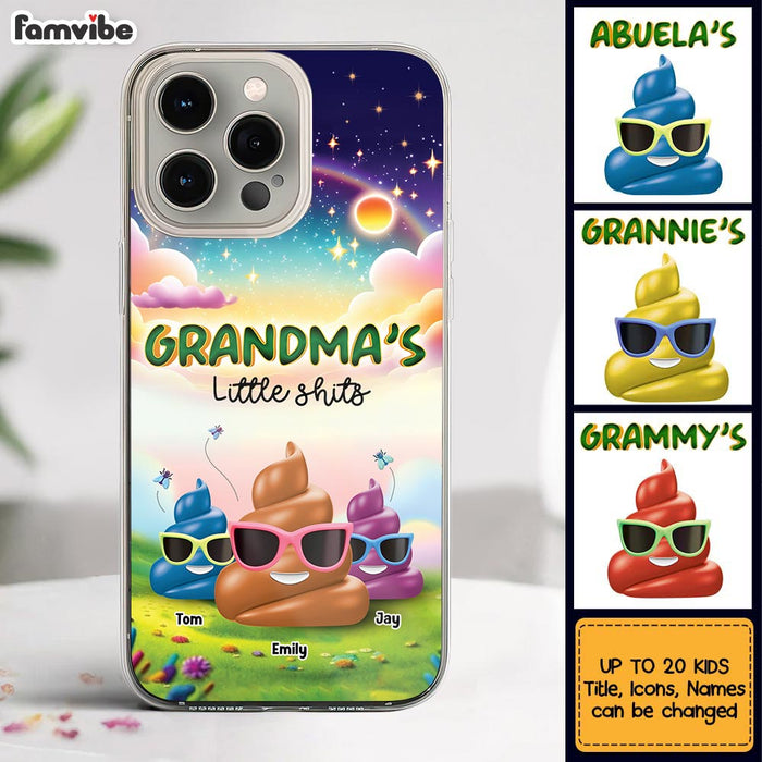 Personalized Gift For Grandma Funny Little Things Clear Phone Case 32761 1