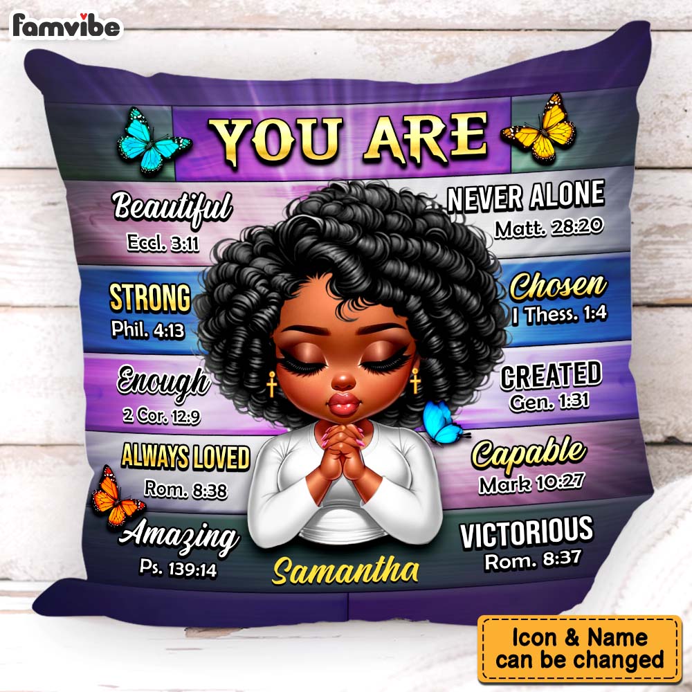 Personalized Gift for Daughter Granddaughter You Are Pillow 32769 Primary Mockup