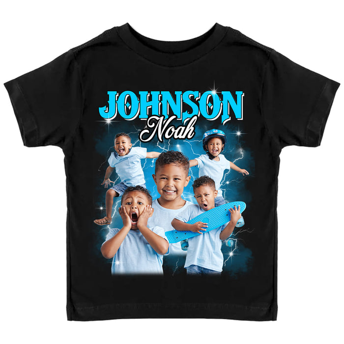 Personalized Gift For Grandson Photo Bootleg Kid T Shirt - Kid Hoodie - Kid Sweatshirt 32771 1