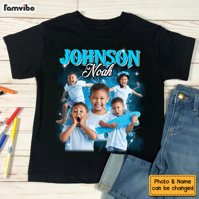 Personalized Gift For Grandson Photo Bootleg Kid T Shirt - Kid Hoodie - Kid Sweatshirt 32771 1