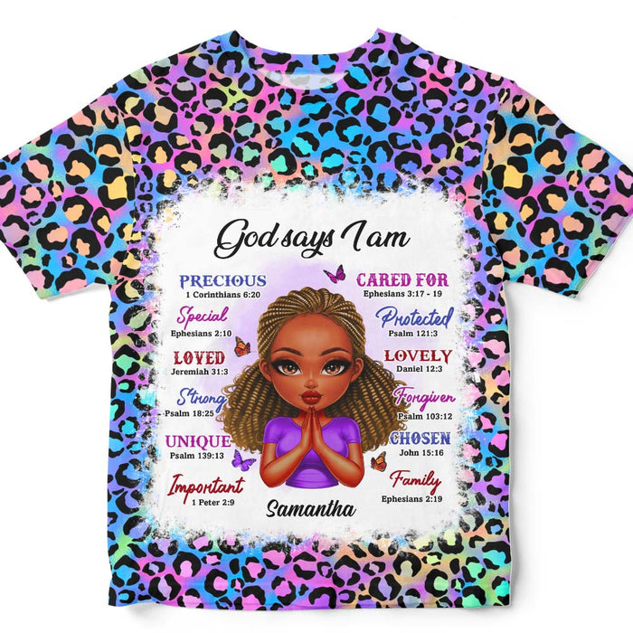 Personalized Gift For Daughter God Says I Am All-over Print T Shirt - Hoodie - Sweatshirt 32772 1