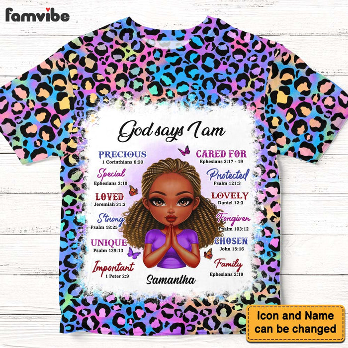 Personalized Gift For Daughter God Says I Am All-over Print T Shirt - Hoodie - Sweatshirt 32772 1