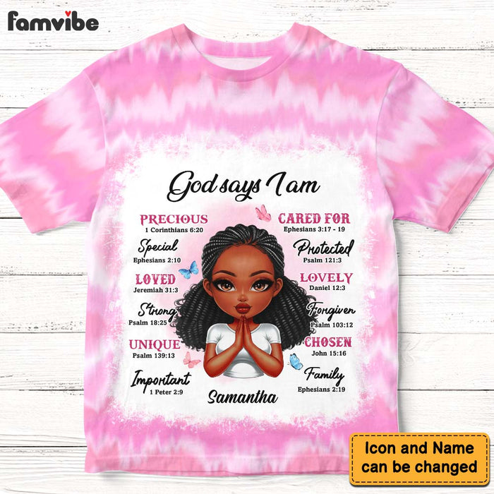Personalized Gift For Daughter God Says I Am All-over Print T Shirt - Hoodie - Sweatshirt 32772 1