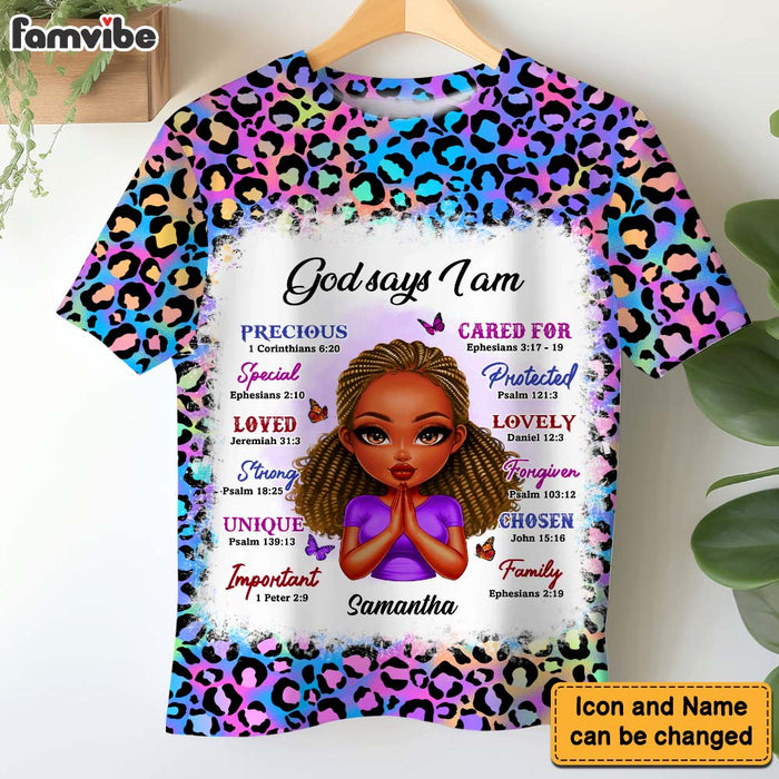 Personalized Gift For Daughter God Says I Am All-over Print T Shirt - Hoodie - Sweatshirt 32772 1