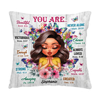 Personalized Gift For Daughter You Are Bible Verses Pillow 32776 thumb 1