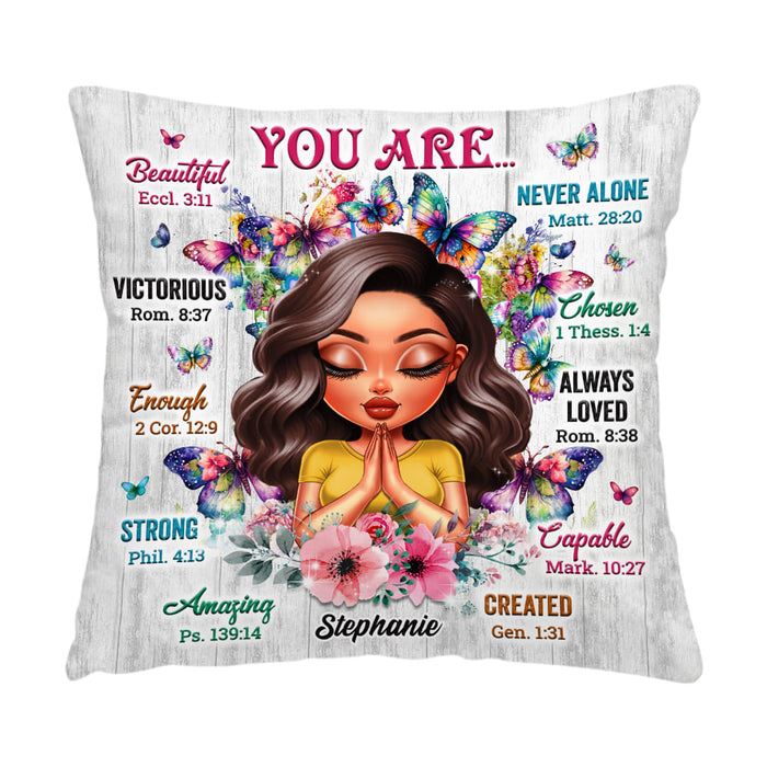 Personalized Gift For Daughter You Are Bible Verses Pillow 32776 1