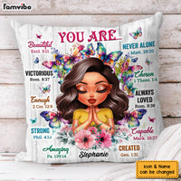 Personalized Gift For Daughter You Are Bible Verses Pillow 32776 thumb 1