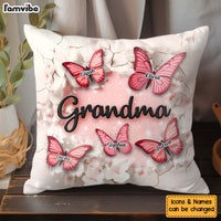 Personalized Gift For Grandma Crack In A Wall Butterfly Print Pillow 32779 thumb 1