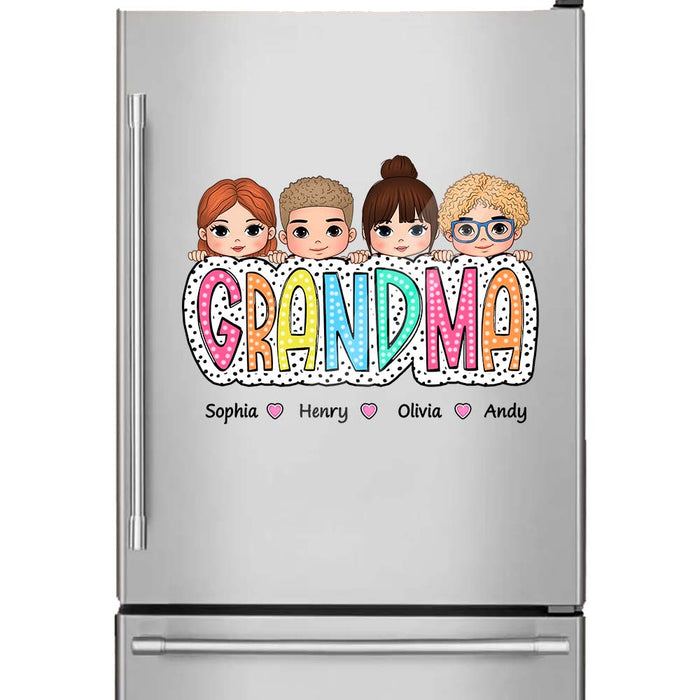 Personalized Gift For Grandma Dalmatian Dots Photo Decal 32718 32783 1