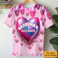 Personalized Gift For Grandma's Sweethearts All-over Print T Shirt - Hoodie - Sweatshirt 32787 thumb 1