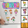 Personalized Gift For Grandma Colorful Doodle Photo Decal 32792 1