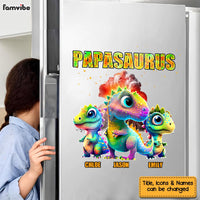 Personalized Gift For Grandpa Papasaurus Photo Decal 32793 thumb 1