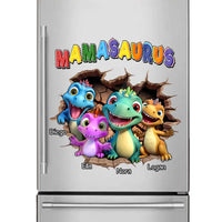 Personalized Gift for Mom Grandma Mamasaurus 3D Icon Photo Decal 32794 thumb 1