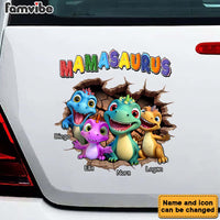 Personalized Gift for Mom Grandma Mamasaurus 3D Icon Photo Decal 32794 thumb 1